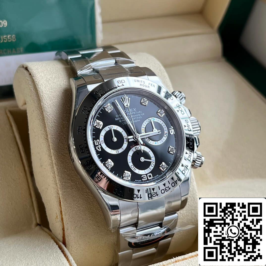 Rolex Daytona M116509-0055 1:1 edizione migliore BT Fabbrica quadrante nero
