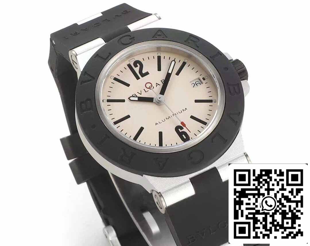 Bvlgari Aluminio 103382 1:1 edizione migliore BV Fabbrica Gris cuadrante