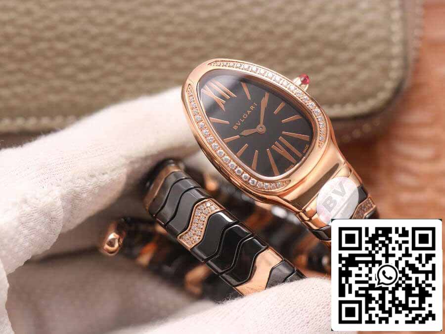 Bvlgari Serpenti 1:1 edición migliore BV Fabbrica Rosa Oro Diamantes