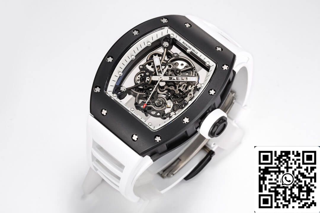 Richard Mille RM-055 1:1 edizione migliore BBR Fabbrica Gomma cinturino