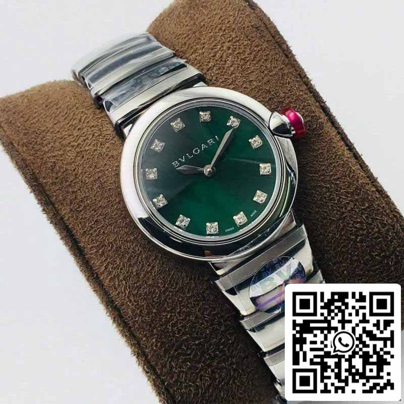 Bvlgari LVCEA 1:1 edição melhor BV Fabbrica quadrante verde