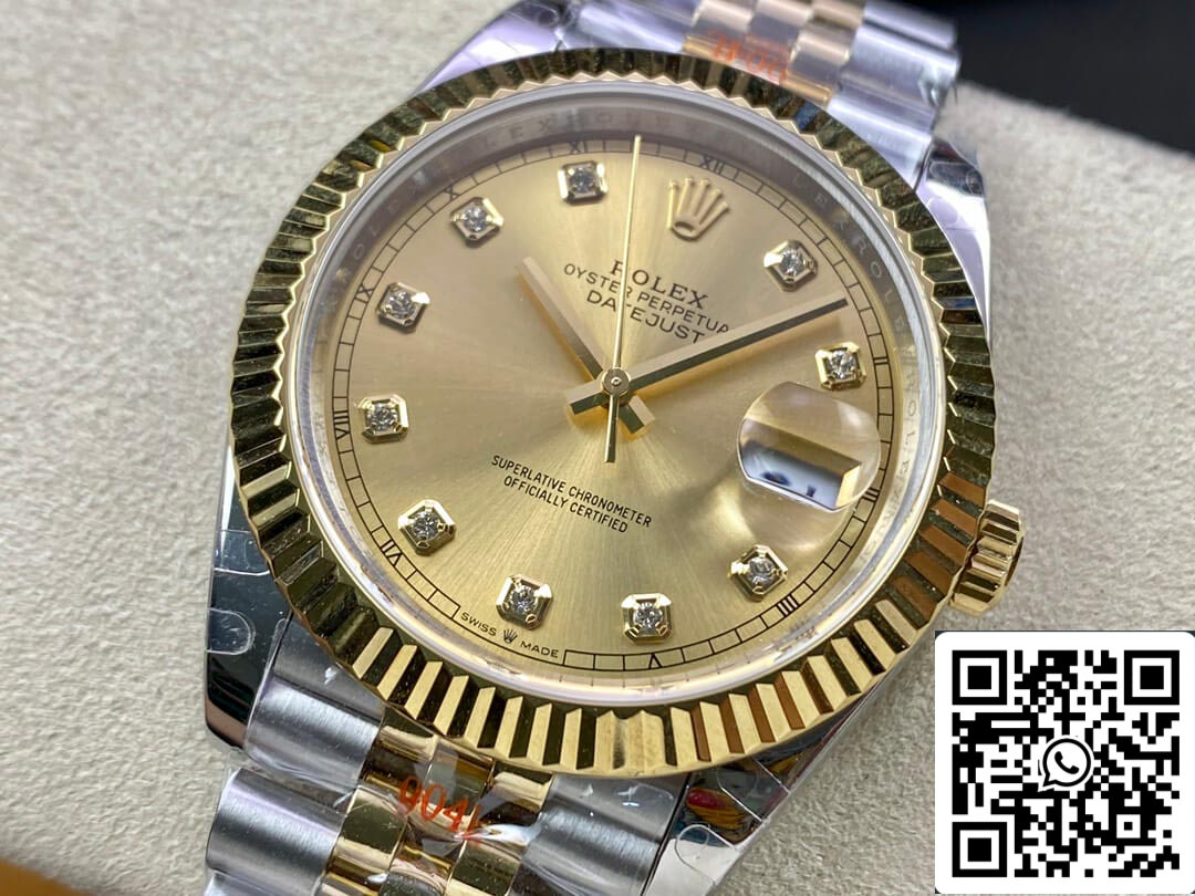 Rolex Datejust M126333-0012 1:1 edizione migliore GM Fabbrica Yellow Oro