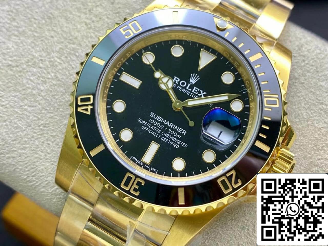 Rolex Submariner 116618LN-97208 40mm 3135 movimento VS Fabbrica quadrante nero