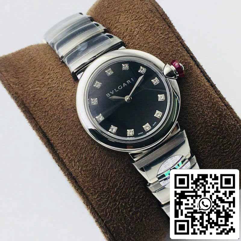 Bvlgari LVCEA 1:1 edición mejorada BV Fabbrica acciaio inossidabile quadrante nero