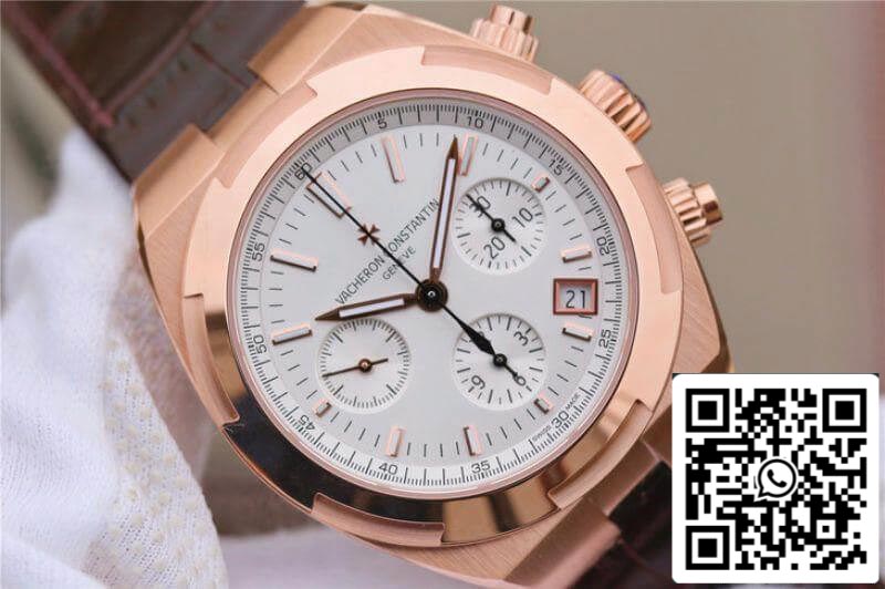 Vacheron Constantin Overseas 5500V/000R-B074 8F Fabbrica 1:1 edizione migliore Swiss ETA7750 quadrante argento