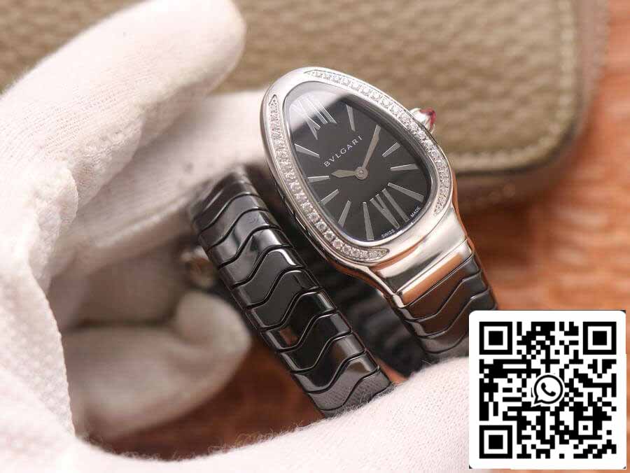 Bvlgari Serpenti 1:1 edizione migliore BV Fabbrica ceramica quadrante nero