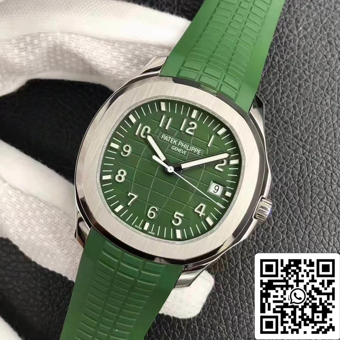 Patek Philippe Aquanaut 5168G 1:1 edizione migliore 3K Fabbrica quadrante verde