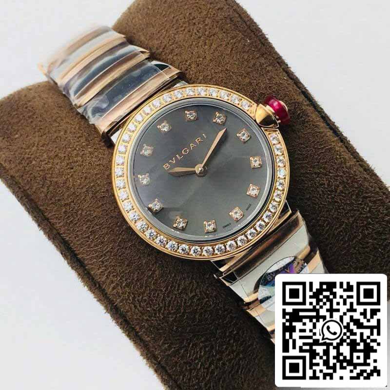 Bvlgari LVCEA 1:1 edizione migliore BV Fabbrica Rosa Oro Gray quadrante