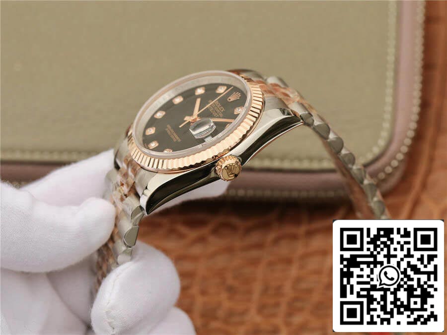 Rolex Datejust 116231 1:1 edizione migliore GM Fabbrica Nero Diamond quadrante