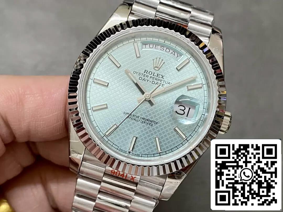 Rolex Day Date M228236 1:1 edizione migliore GM Fabbrica quadrante blu V2