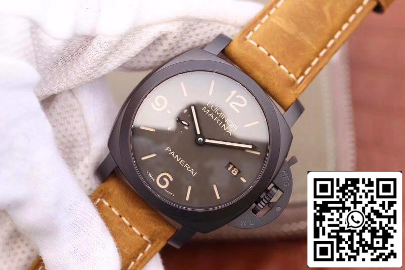 Panerai Luminor PAM386 VS Fabbrica 1:1 edizione migliore Swiss ETA P9000 Superlumed Gray quadrante and Hands