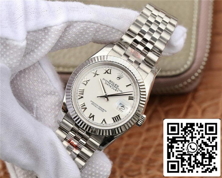 Rolex Datejust M126234-0025 1:1 edizione migliore GM Fabbrica quadrante bianco