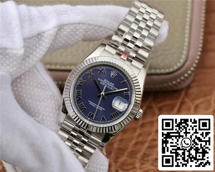 Rolex Datejust 36MM 1:1 edição melhor GM Fabbrica quadrante azul
