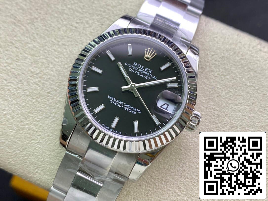 Rolex Datejust M178274-0034 31MM 1:1 edição melhor EW Fabbrica quadrante preto