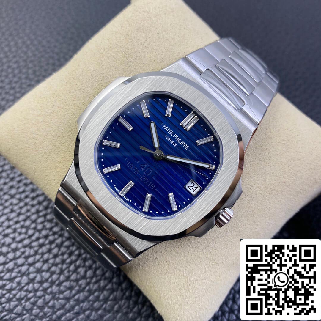 Patek Philippe Nautilus 5711/1P 1:1 edizione migliore 3K Fabbrica quadrante blu