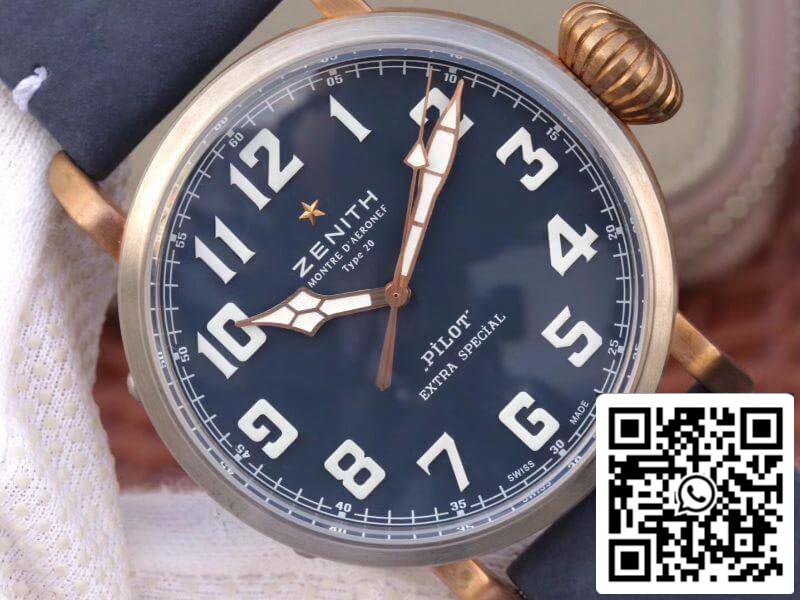 Zenith Pilot Type 20 Extra Special XF Fabbrica 1:1 Mejor Edición Suiza ETA9015