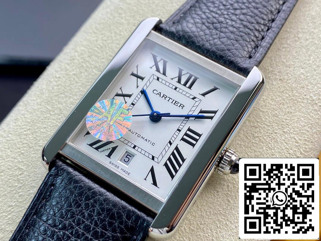 Cartier Tank WSTA0029 1:1 edizione migliore AF Fabbrica quadrante bianco
