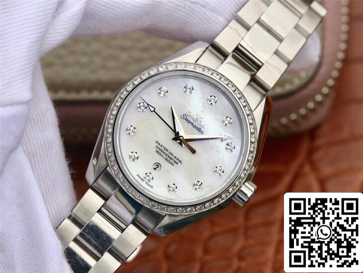 Omega Seamaster 231.15.34.20.55.002 Aqua Terra 150M 1:1 edizione migliore 3S Fabbrica Diamond quadrante
