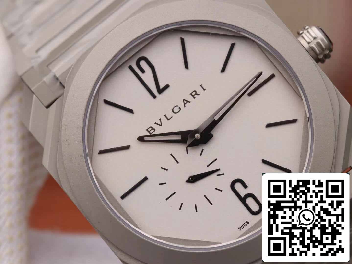 Bvlgari Octo Finissimo 103011 1:1 edizione migliore BV Fabbrica Argento Grey quadrante