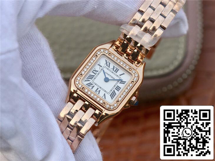 Panthere De Cartier WJPN0008 1:1 edizione migliore 8848 Fabbrica quadrante bianco
