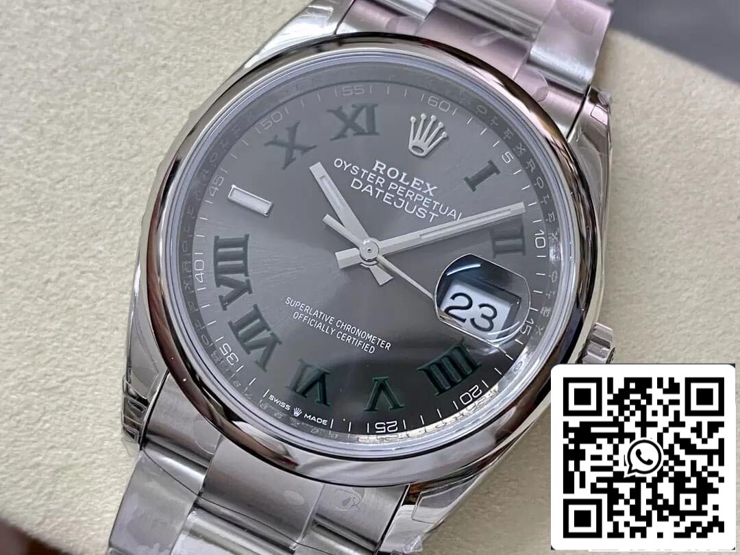 Rolex Datejust M126200-0018 36MM 1:1 edizione migliore VS Fabbrica Gray quadrante