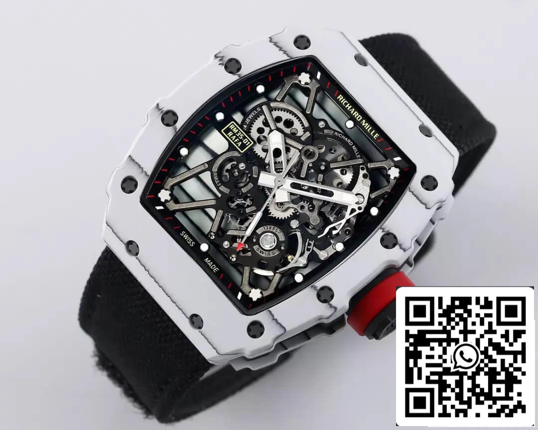 Richard Mille RM35-01 1:1 edição melhor BBR Fabbrica Nero cinturino