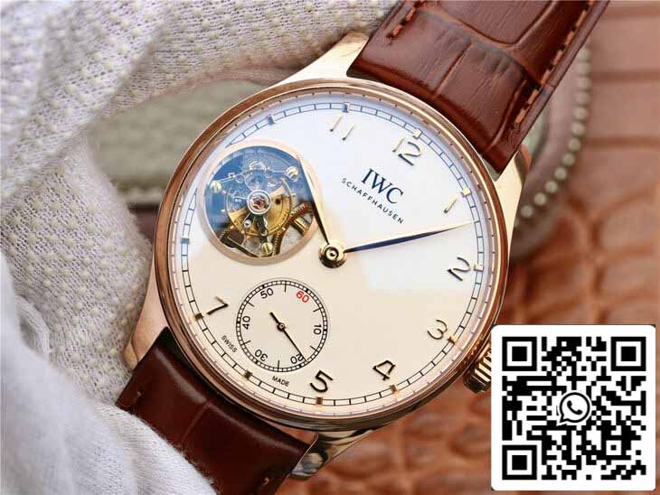 IWC Portuguese Tourbillon IW546302 1:1 Best Edition ZF Fabbrica Silver Dial
