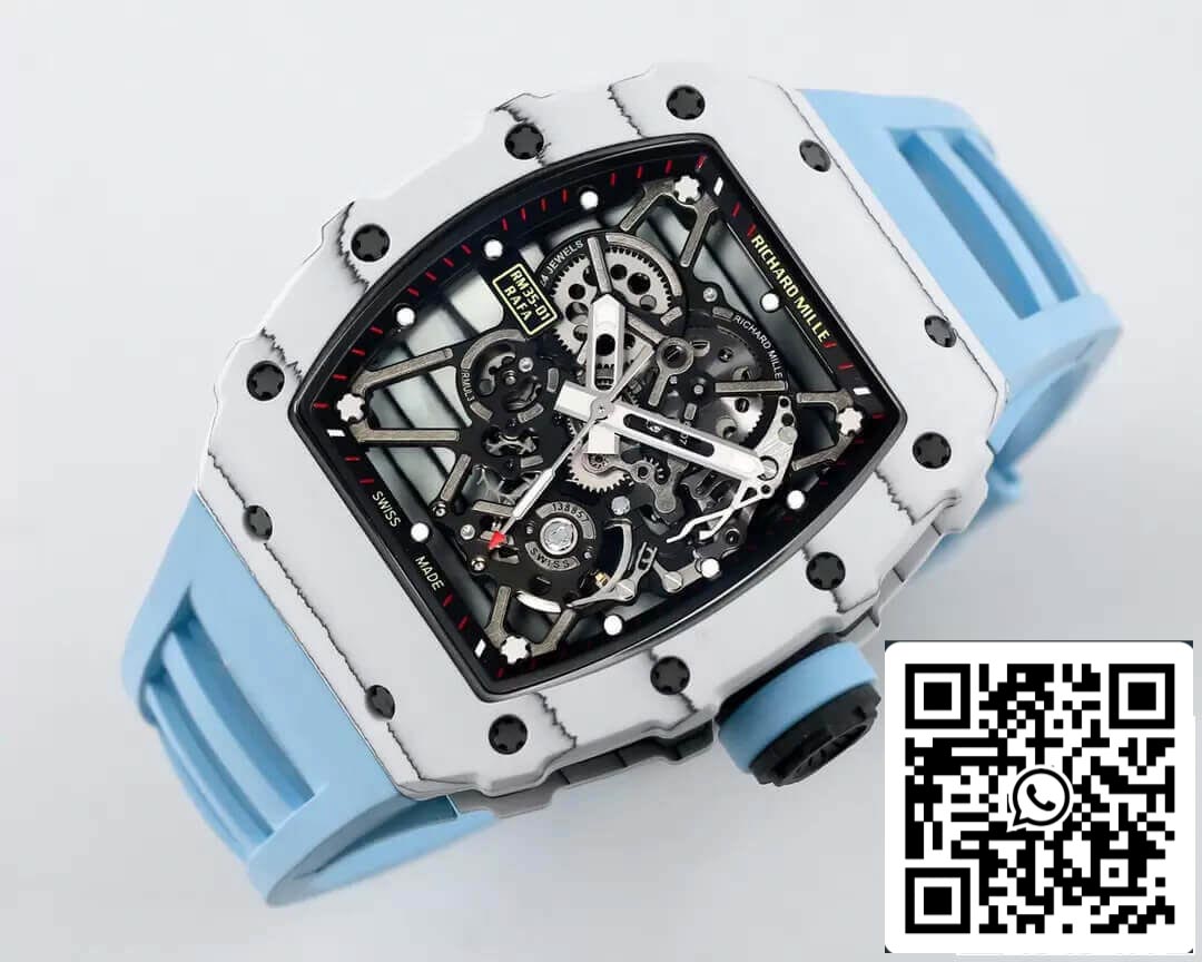 Richard Mille RM35-01 1:1 edizione migliore BBR Fabbrica Blu cinturino