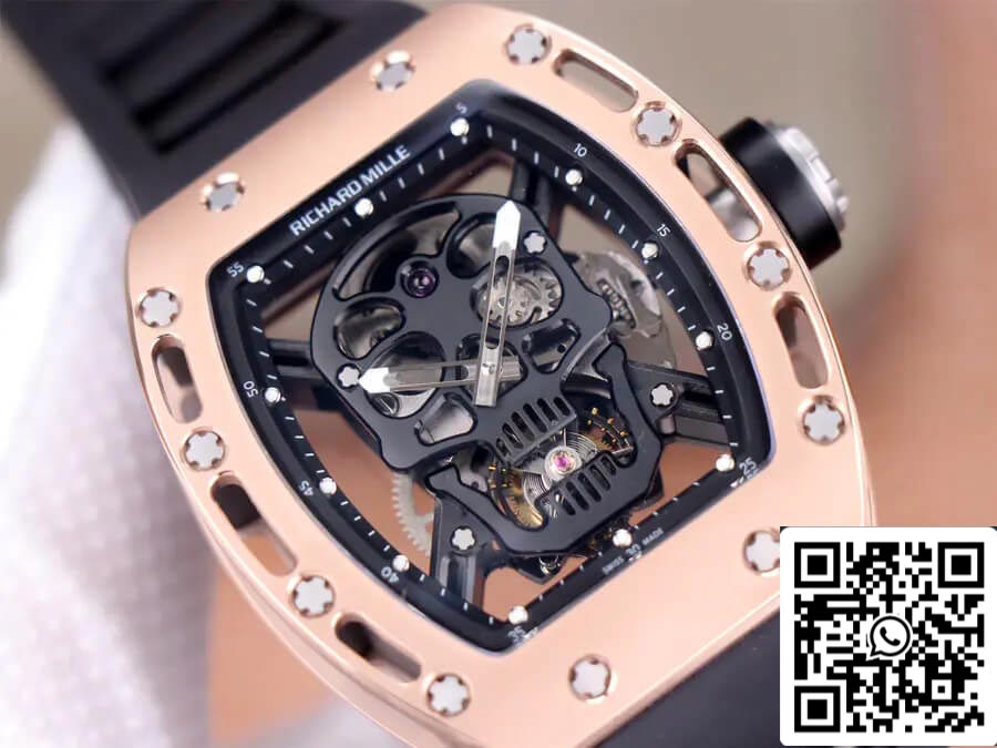 Richard Mille RM52-01 Tourbillon 1:1 edizione migliore JB Fabbrica Rose Gold Case
