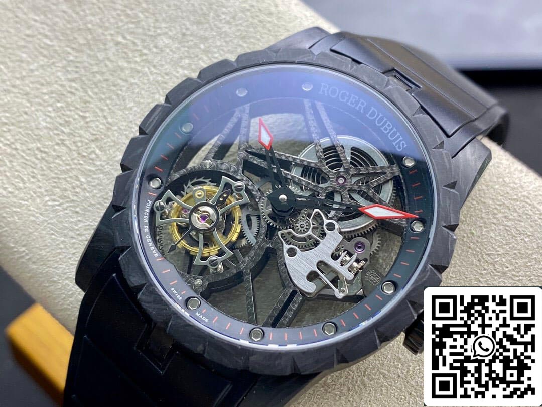 Roger Dubuis Excalibur DBEX0577 1:1 edizione migliore BBR Fabbrica Tourbillon scheletrato quadrante