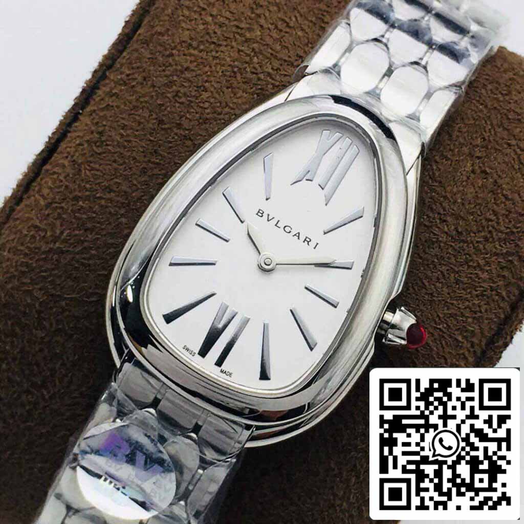 Bvlgari Serpenti 103141 1:1 edizione migliore BV Fabbrica Argento quadrante bianco