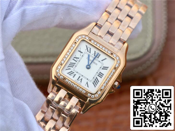 Panthere De Cartier W3PN0007 27MM 1:1 edizione migliore BV Fabbrica quadrante bianco
