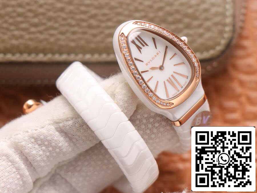 Bvlgari Serpenti 102613 1:1 edición mejor BV Fabbrica quadrante bianco
