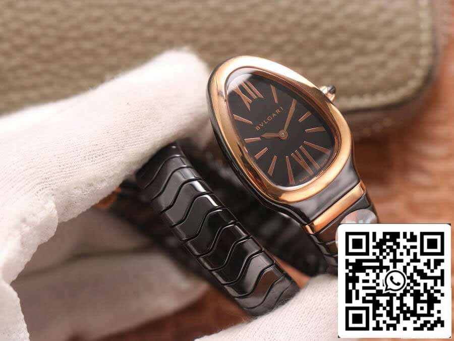 Bvlgari Serpenti 102735 1:1 edición mejor BV Fabbrica quadrante nero