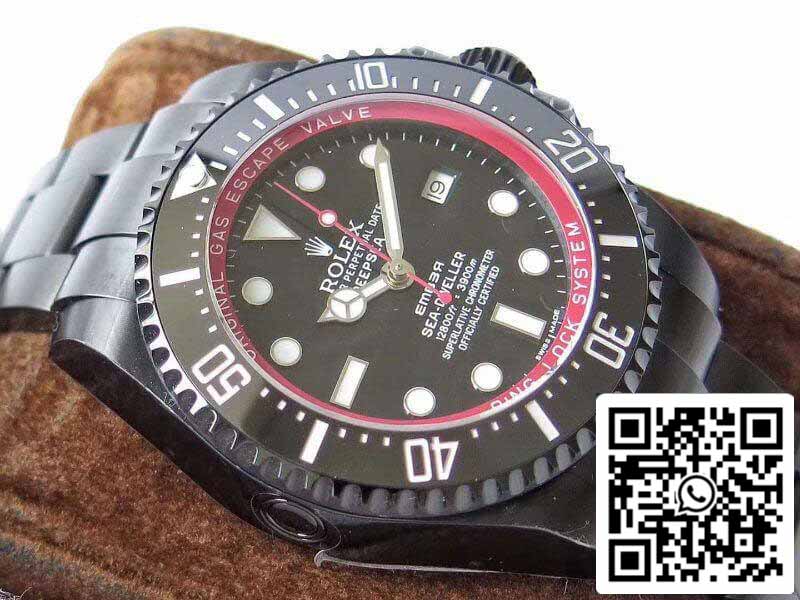 Rolex Sea-Dweller 116660 VR Fabbrica 1:1 Best Edition Swiss ETA2836 Black Dial