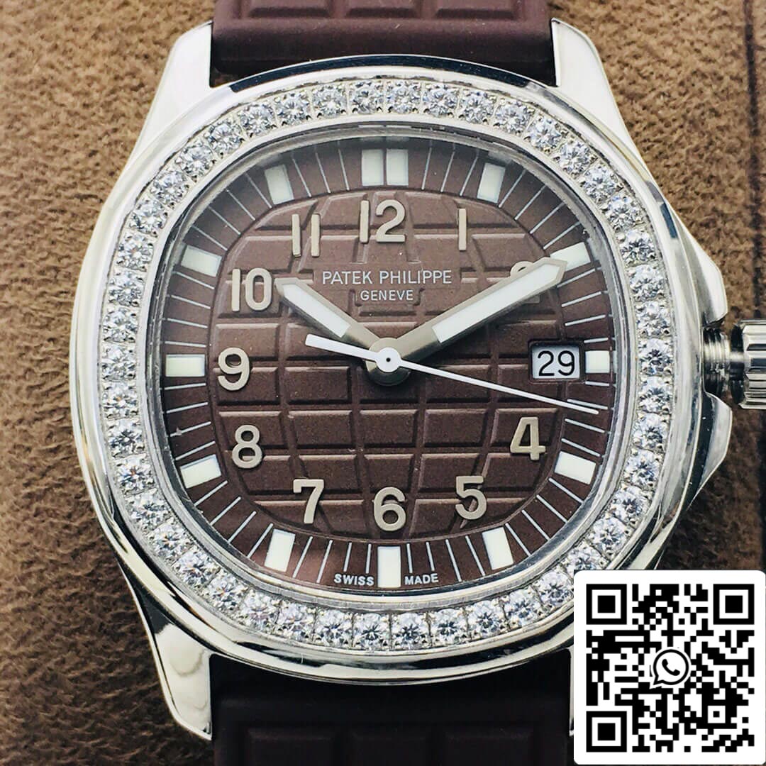 Patek Philippe Aquanaut 5067A-023 Quartz movimento 1:1 Best Edition PPF Fabbrica Brown cinturino