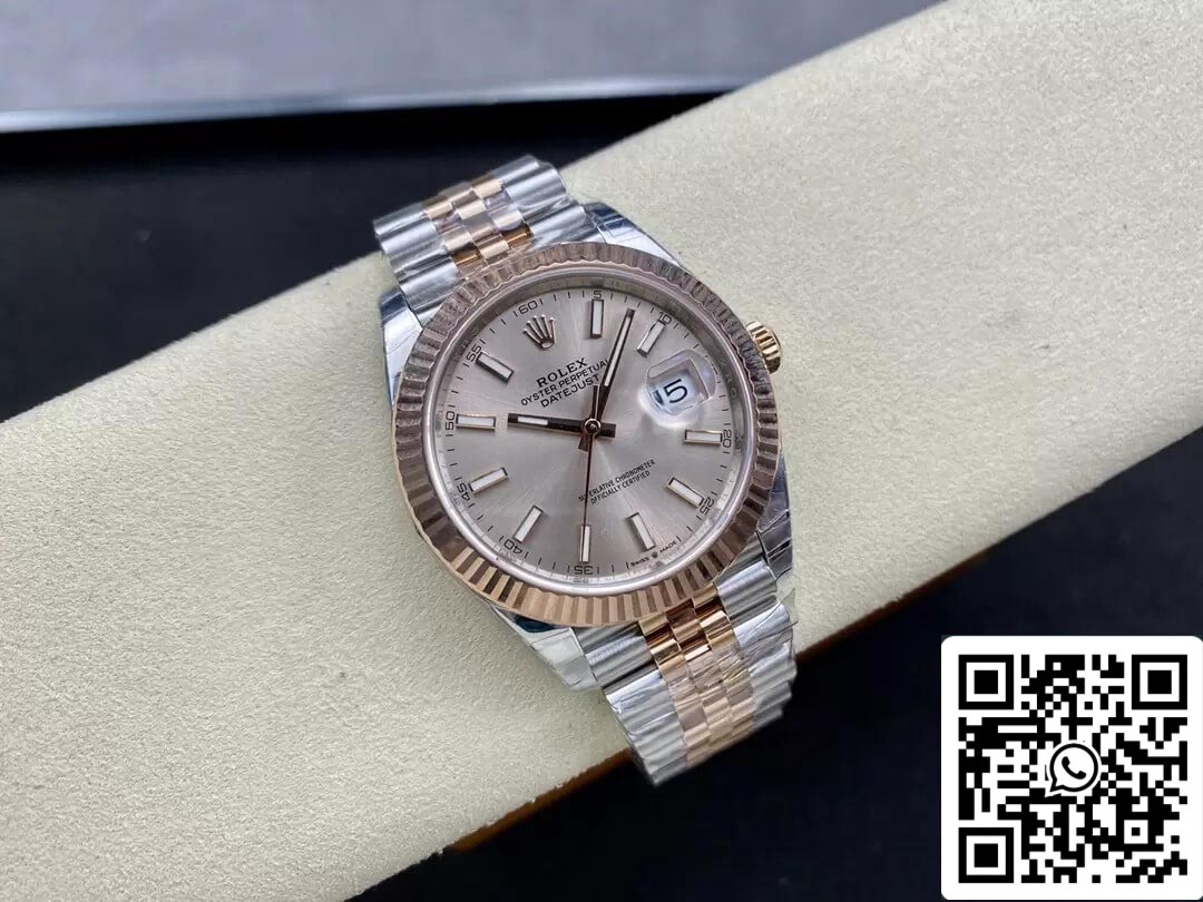 Rolex Datejust M126331-0010 1:1 edizione migliore VS Fabbrica Rosa Oro