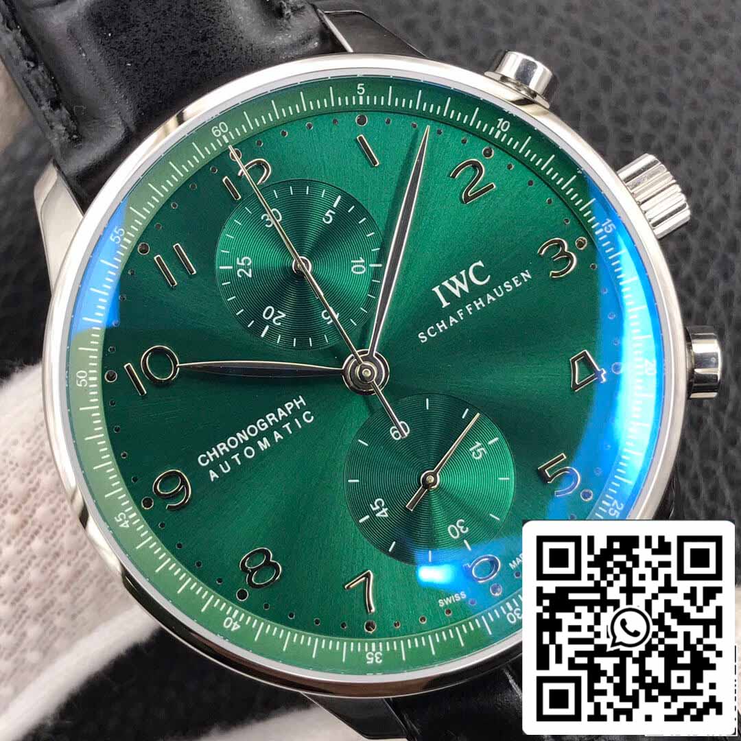 IWC Portugieser IW371615 1:1 Best Edition ZF Fabbrica Green Dial