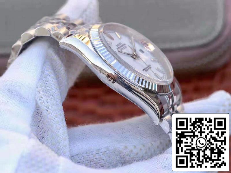 Rolex Datejust 36mm 116234 AR Fabbrica 1:1 edizione migliore Swiss ETA3135 quadrante bianco