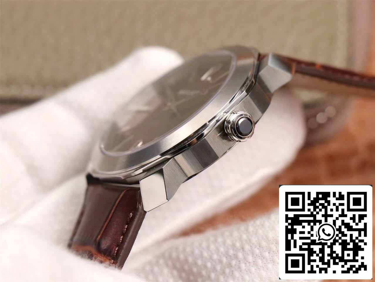 Bvlgari Octo 102705 1:1 edizione migliore BV Fabbrica Cuadrante Marrón Rojizo