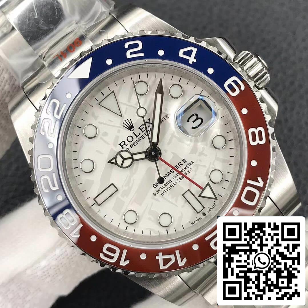 Rolex GMT Master II 126719BLRO-0002 1:1 edizione migliore GM Fabbrica Bianco Oro