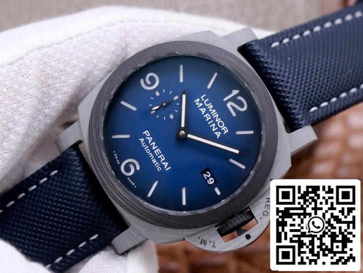 Panerai Luminor PAM1663 1:1 edizione migliore VS Fabbrica Smoked quadrante blu