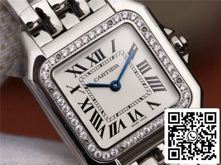 Panthere De Cartier W4PN0008 1:1 edizione migliore GF Fabbrica Diamond quadrante argento