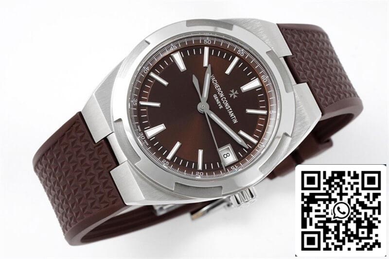 Vacheron Constantin Overseas 4500V 1:1 Best Edition PPF Fabbrica Brown Rubber cinturino