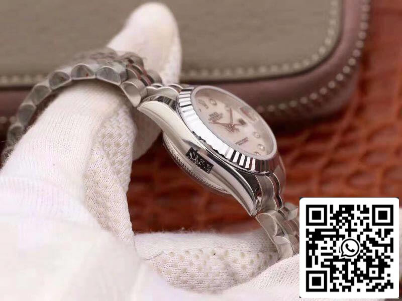 Rolex Lady Datejust 28MM 1:1 Best Edition Swiss NH05 movimento White Dial