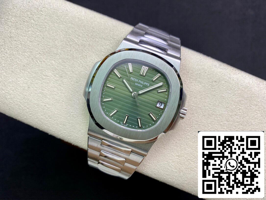 Patek Philippe Nautilus 5711/1A 1:1 Best Edition PPF Fabbrica Olive Green Dial
