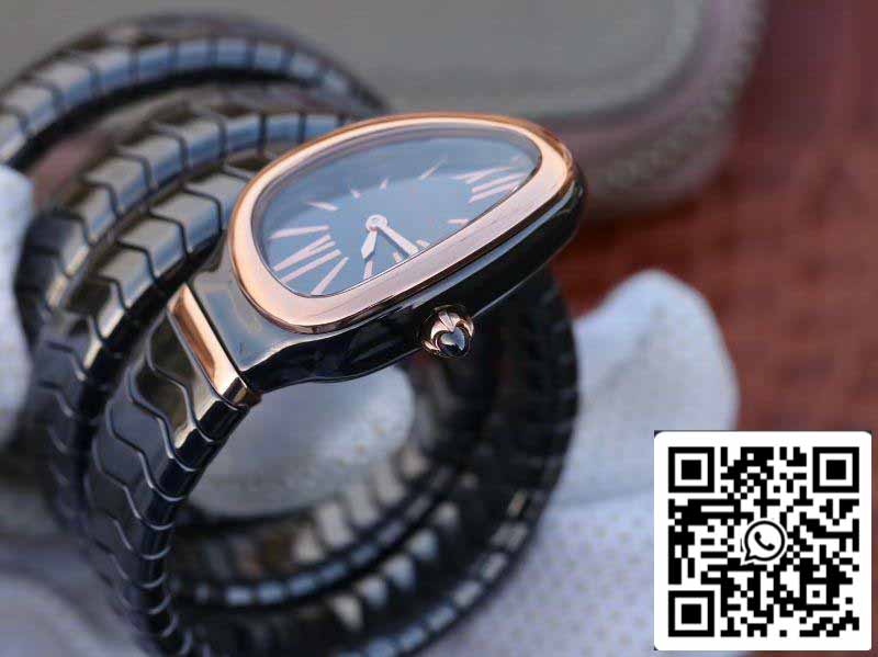 Bvlgari Srpenti Spiga 102885 1:1 edizione migliore BV Fabbrica Rosa Oro No Diamond Movimiento de cuarzo suizo