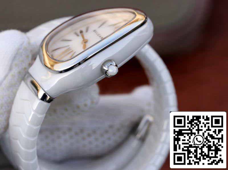Bvlgari Srpenti Spiga 102613 1:1 edizione migliore BV Fabbrica Argento Acciaio Movimiento de cuarzo suizo