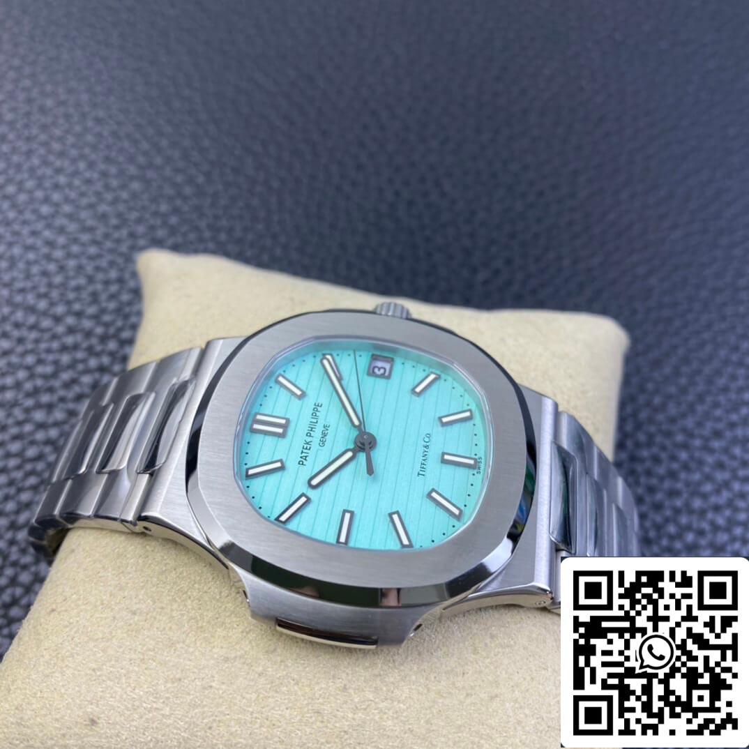 Patek Philippe Nautilus 5711/1A-018 1:1 edizione migliore 3K Fabbrica Tiffany quadrante blu