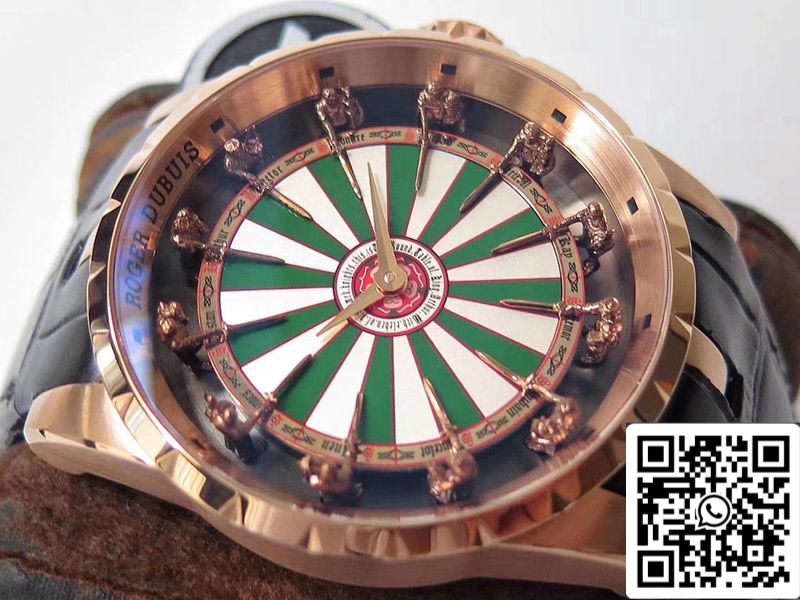 Roger Dubuis Excalibur RDDBEX0398 1:1 Mejor Edición ZF Fabbrica Oro Rosa Suizo ETA8215